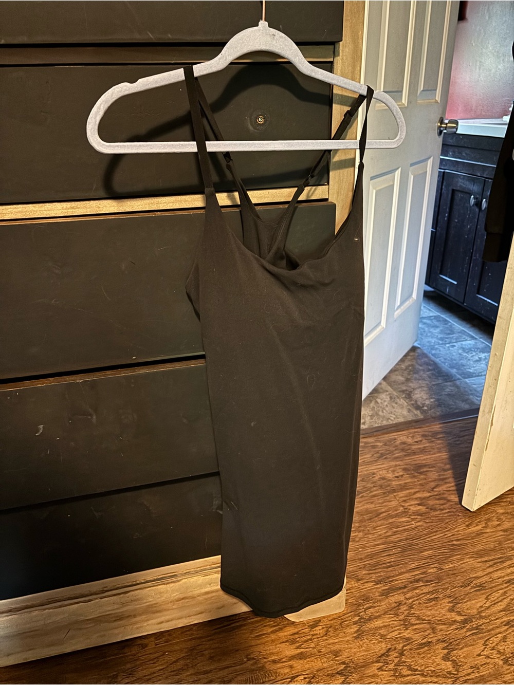 Simple Black Activewear Dress